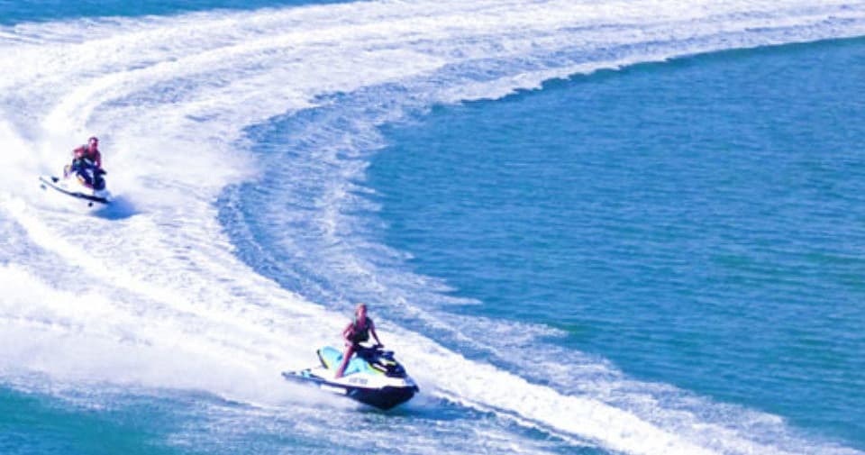 Thrill Seeker Package: Surf Lessons and Jet Ski Safari on Australia’s Gold Coast