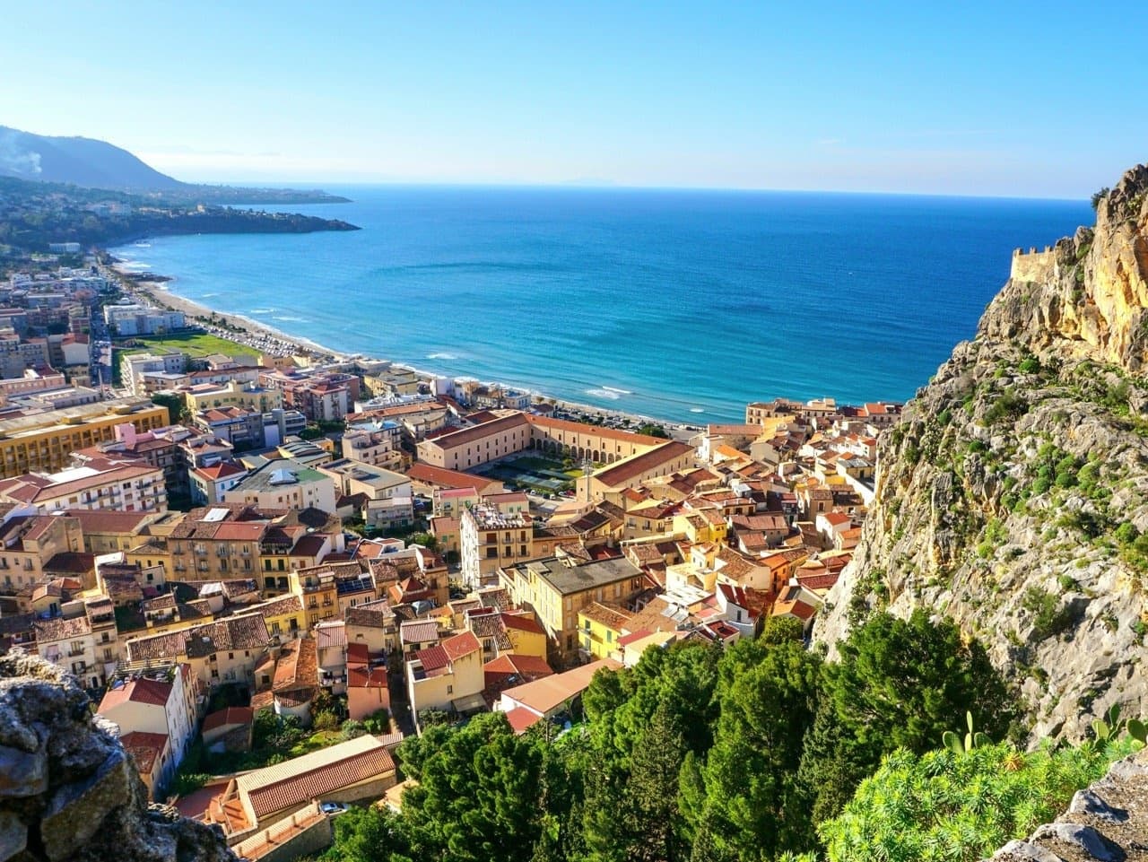 Historic Coastal Treks with Palermo on Tour in Cefalù