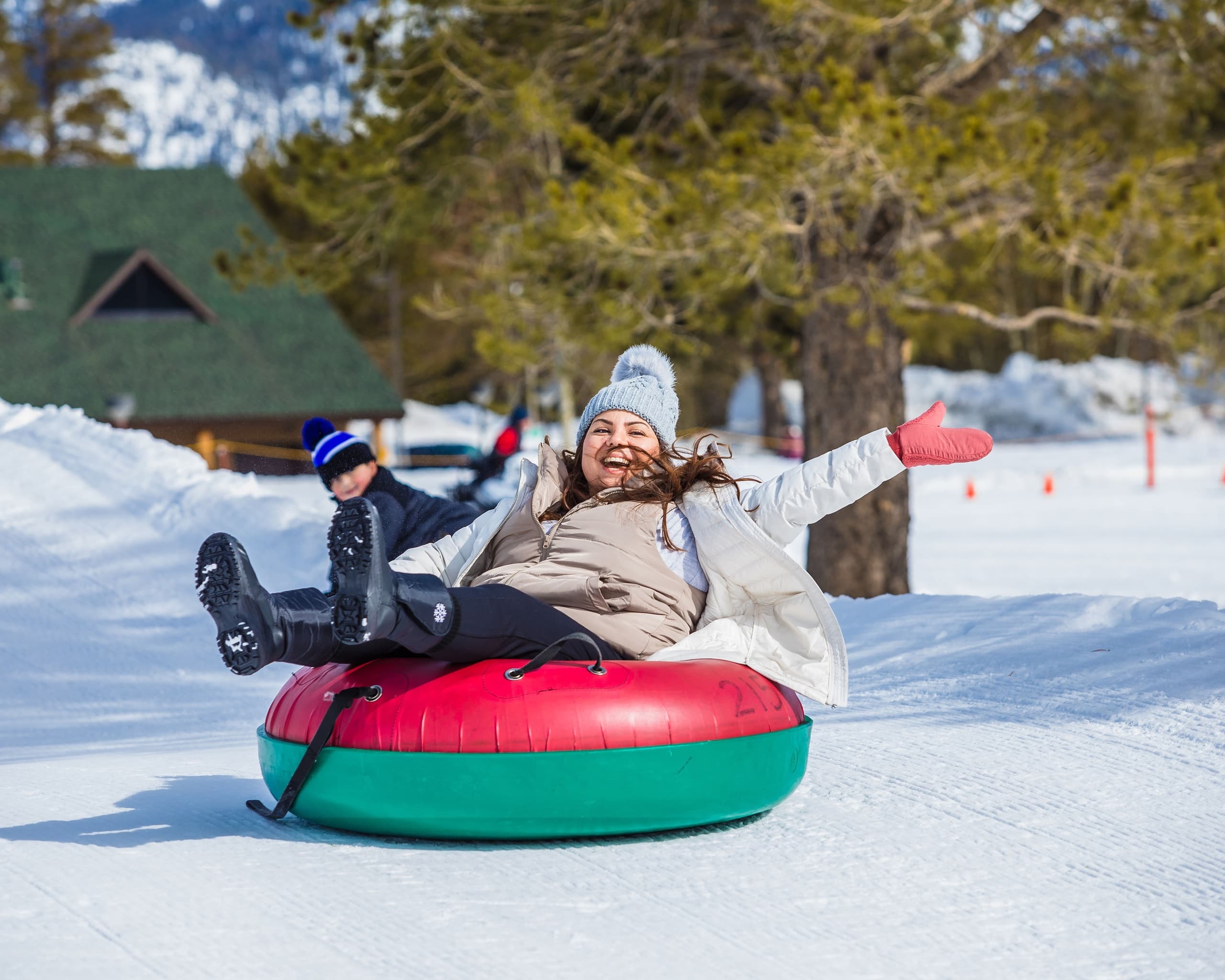 Snowtubing Adventure at Lake Tahoe Golf Course