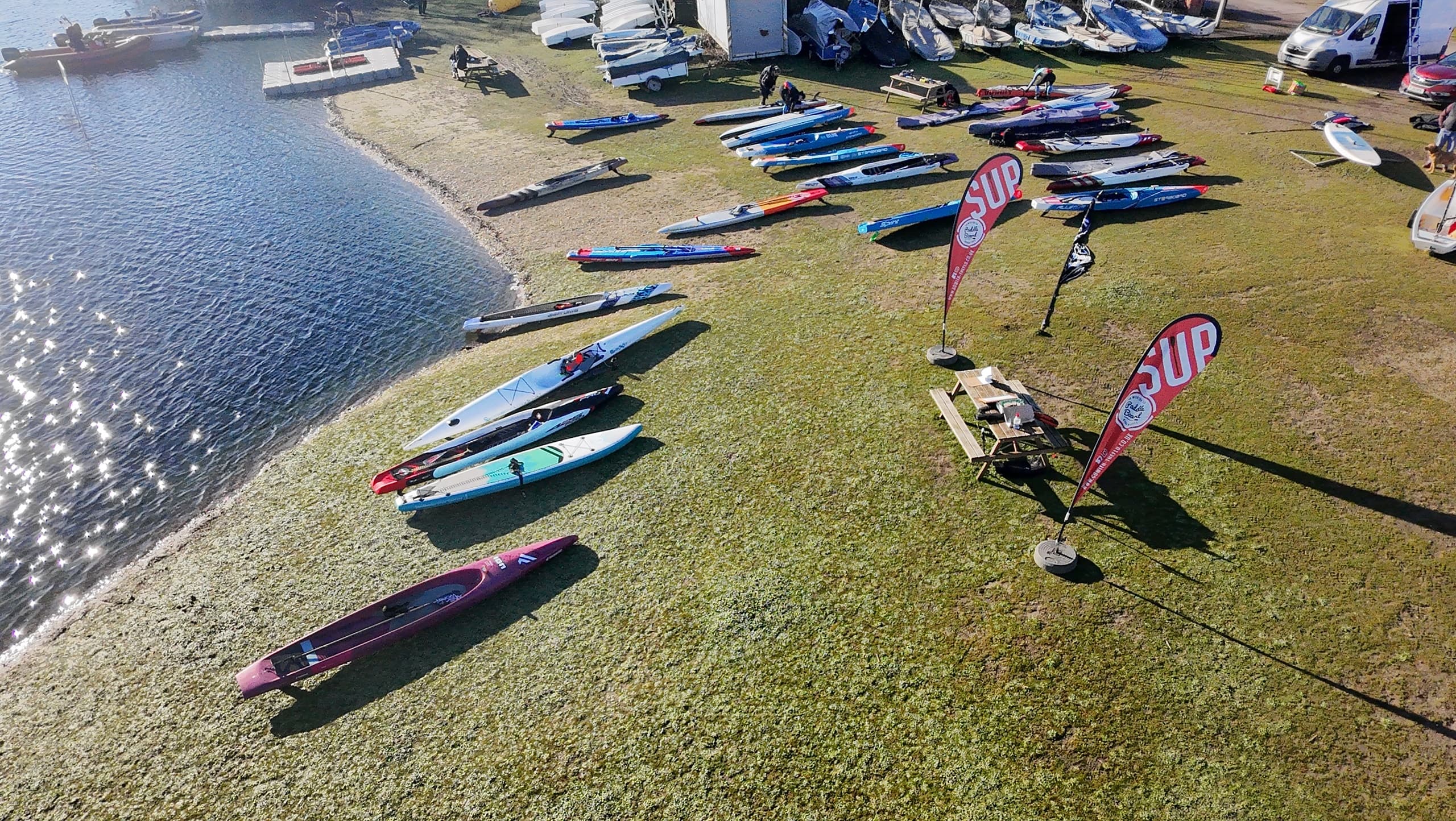 Burghfield Winter Paddle: GWTF 10km Race at Burghfield Lake