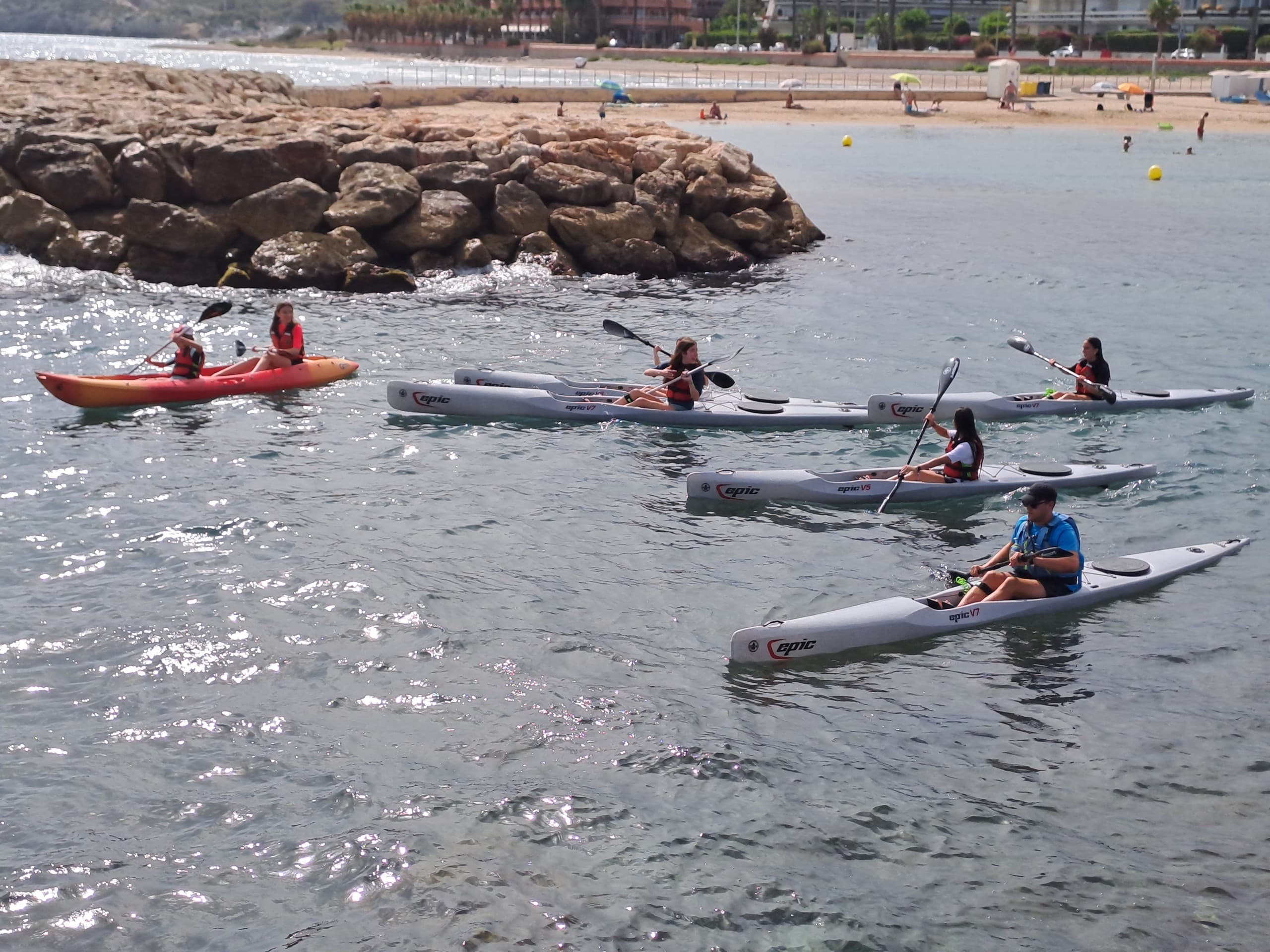 Surfski Jóvenes: Teen Surfski Training and Coastal Exploration in Sitges, Spain photo 1