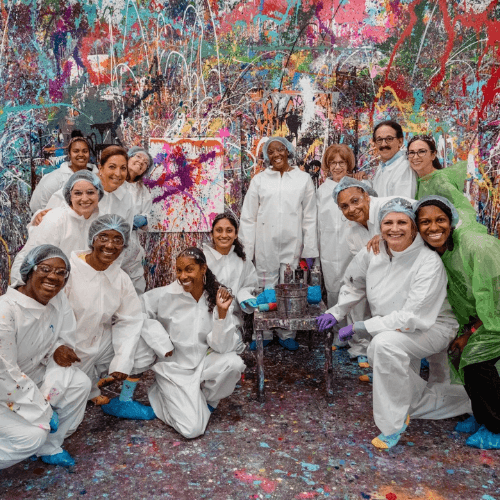 The Splatter Games Party: Fun Team Art in Atlanta, GA