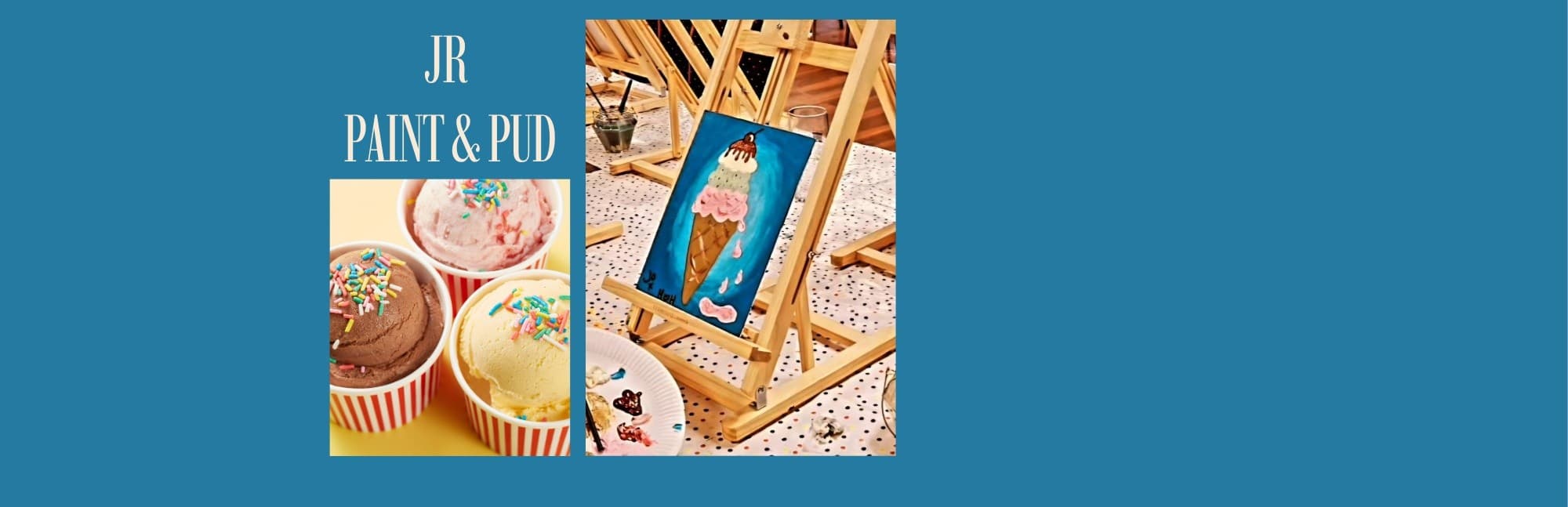 Junior Paint & Pudding: Ice Cream — Artist-Led Workshop and DIY Ice Cream in Tewkesbury