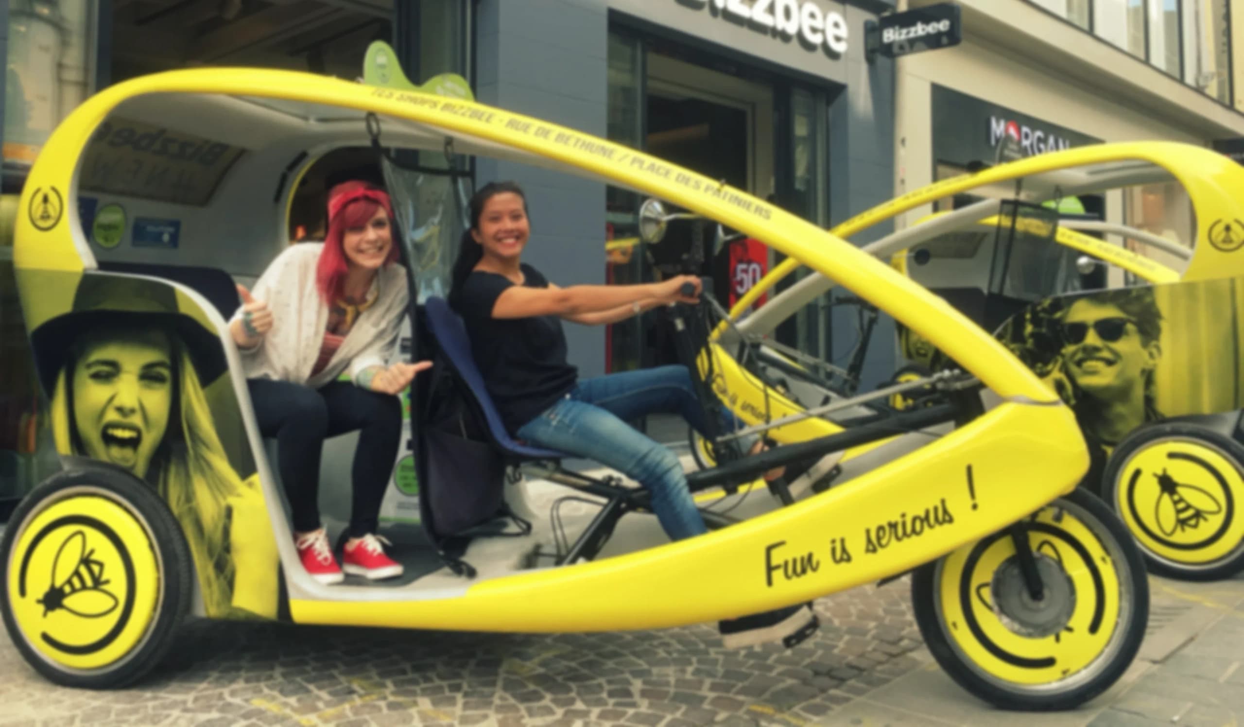 Unique Lille Vélotaxi Tours with Happymoov