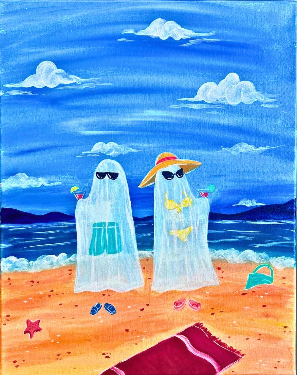 Painting Workshop & Night at Omaha's Beachy Ghosts - Creative Experience