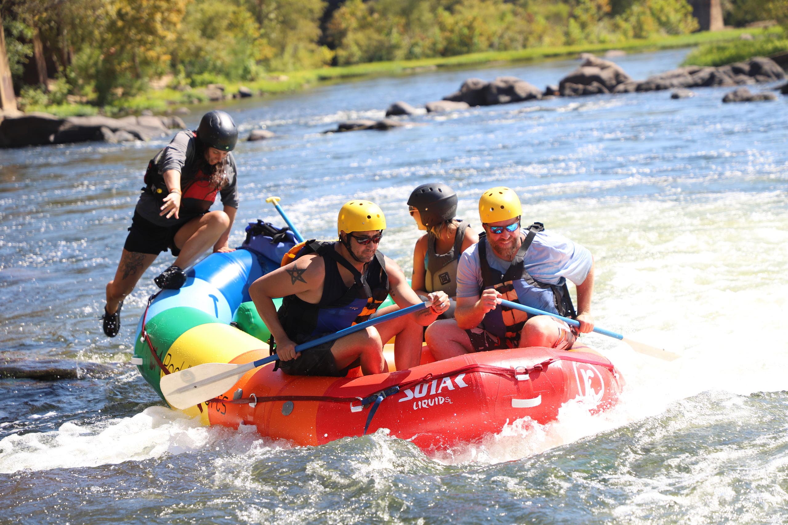 Mini Whitewater Rafting Adventures with RVA Paddlesports in Richmond