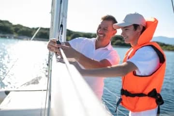 Sailing in Hampton Bays, New York