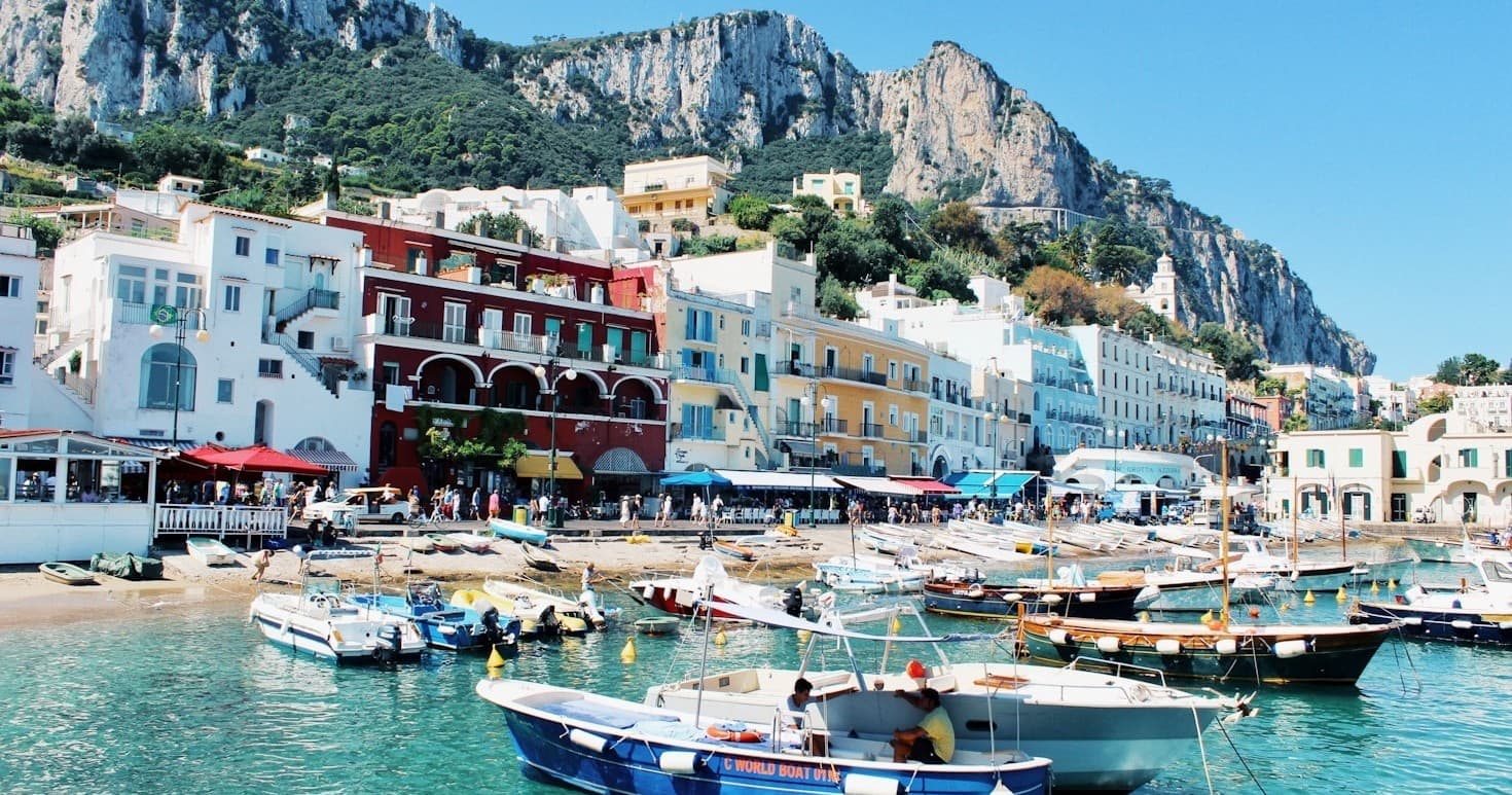 Boat Charters & Water Activities: Capri Half Day Boat Tour by Moby Dick