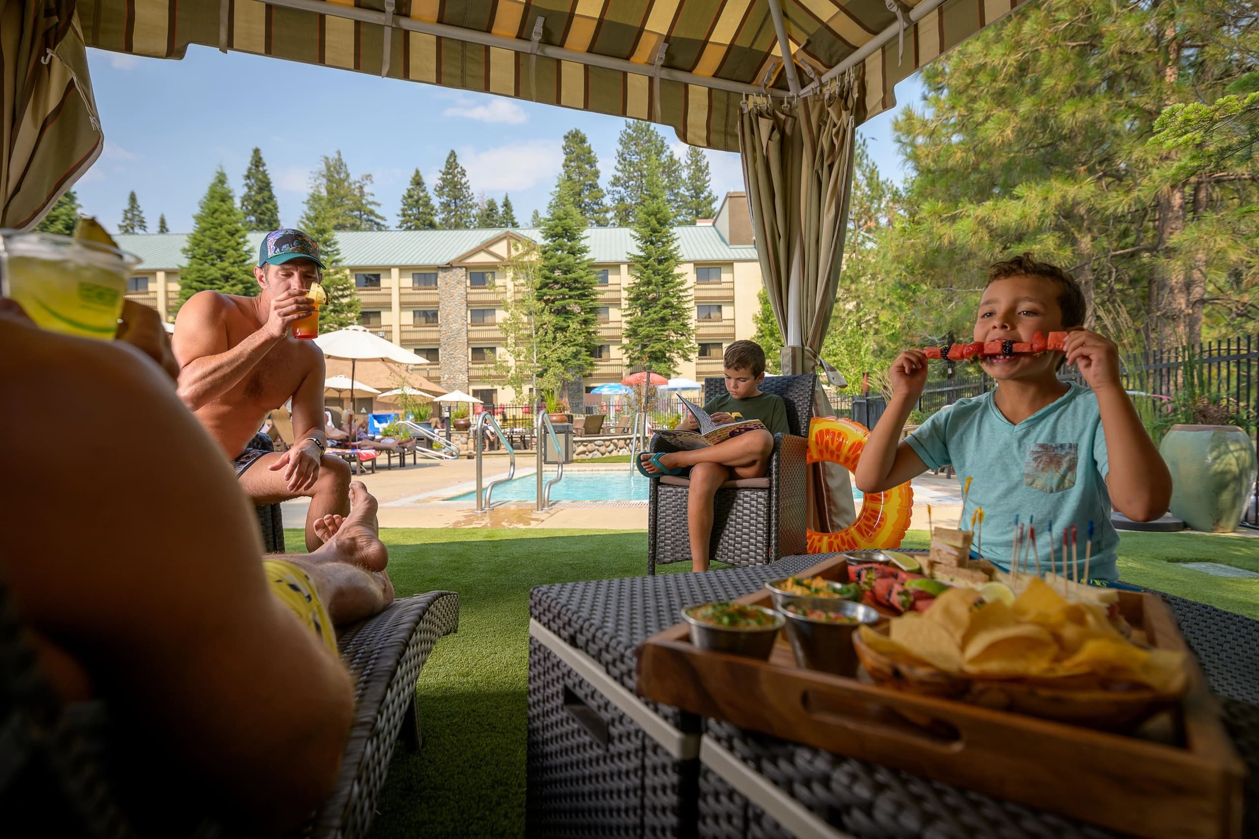 Relaxing Cabana Rentals at Tenaya at Yosemite