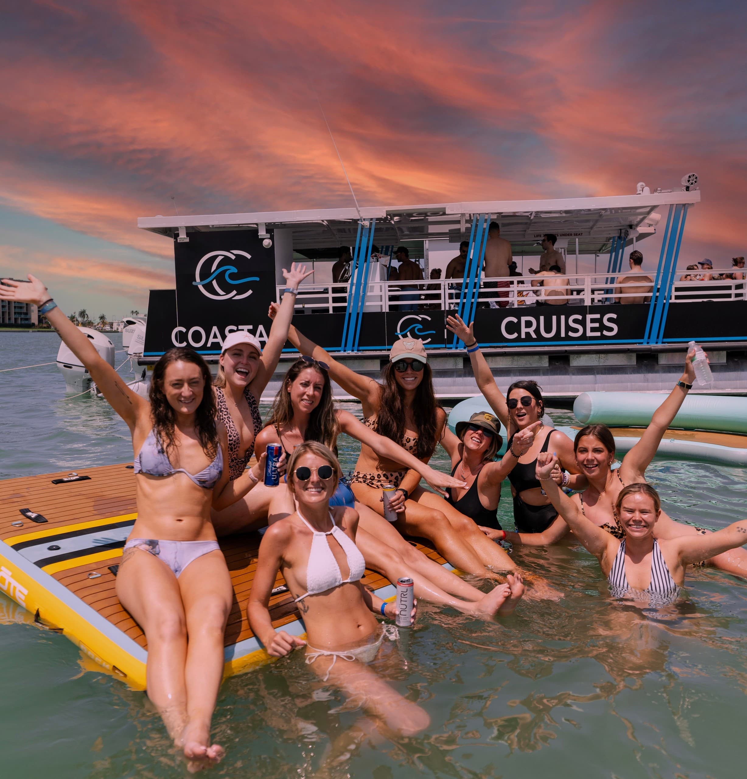 Sunset Sandbar Party in Gulfport — Swim, Sip, and Dance on Florida’s Floating Nightclub