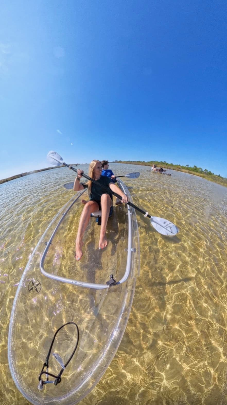 See-Through Kayaking on 30A: Guided Clear Kayak Tours on Rare Coastal Dune Lakes
