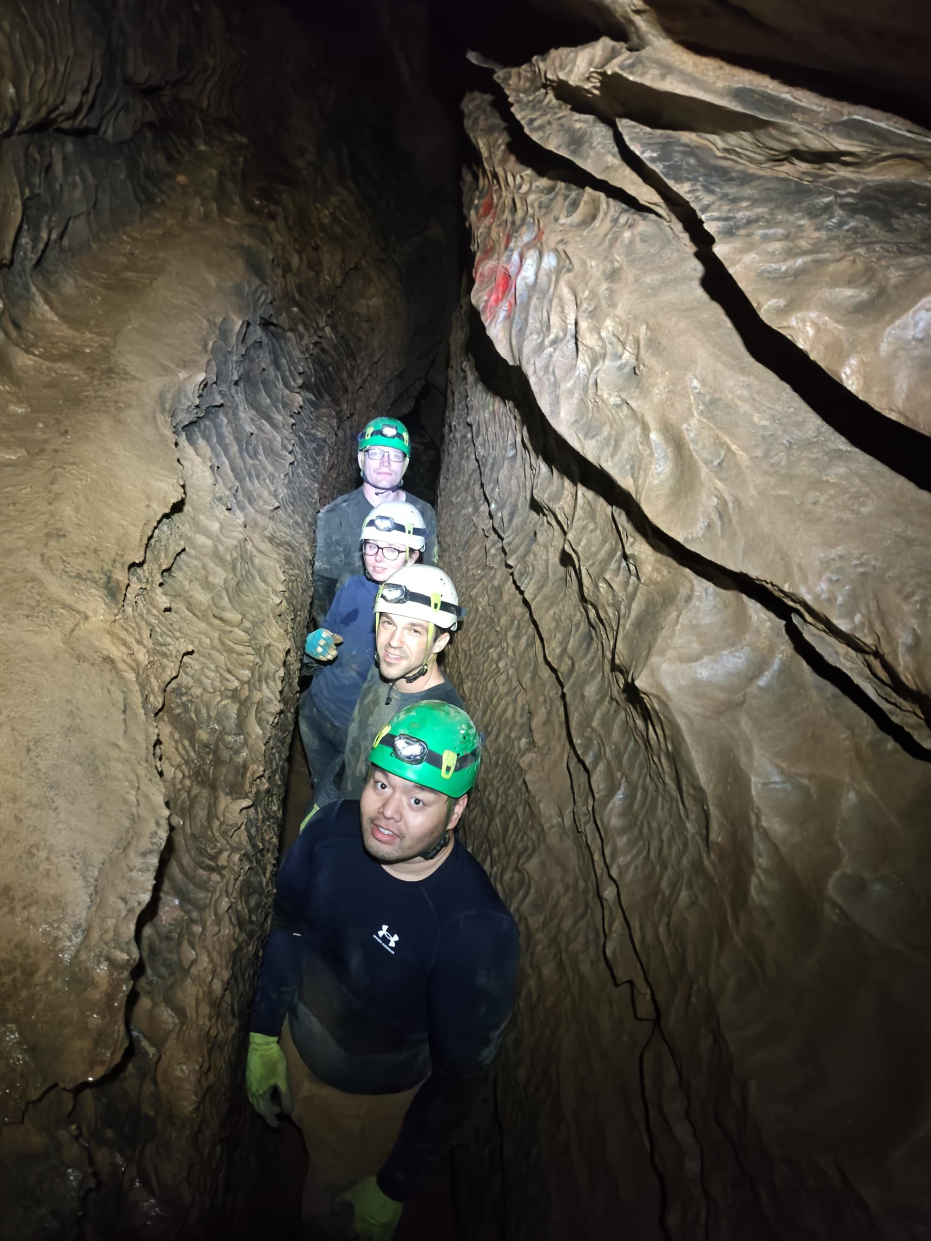 Caving & Wild Cave Adventure Tour at Sims Cave Park