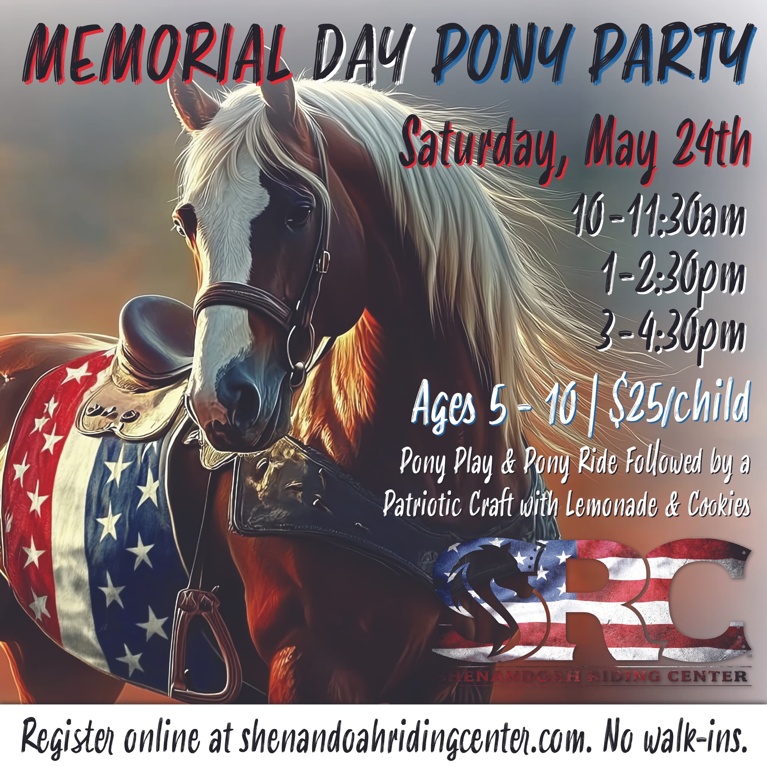 Celebrate Memorial Day with Family Fun at the Galena Pony Party