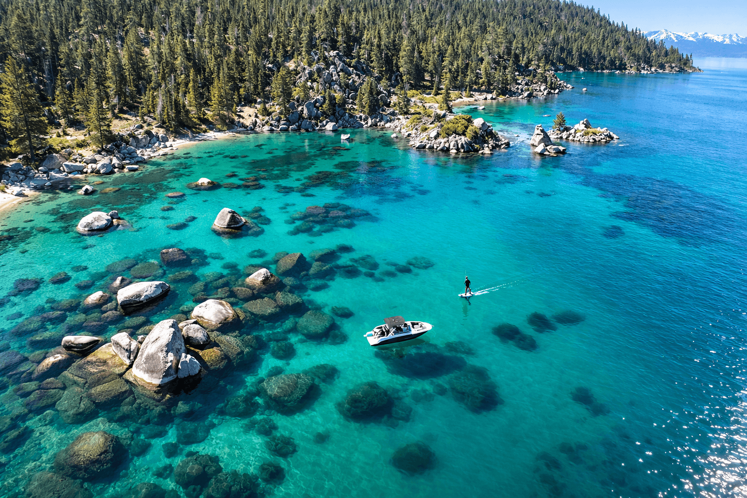 Lake Tahoe Efoil & Private Boat Charter — 6-Hour Adventure