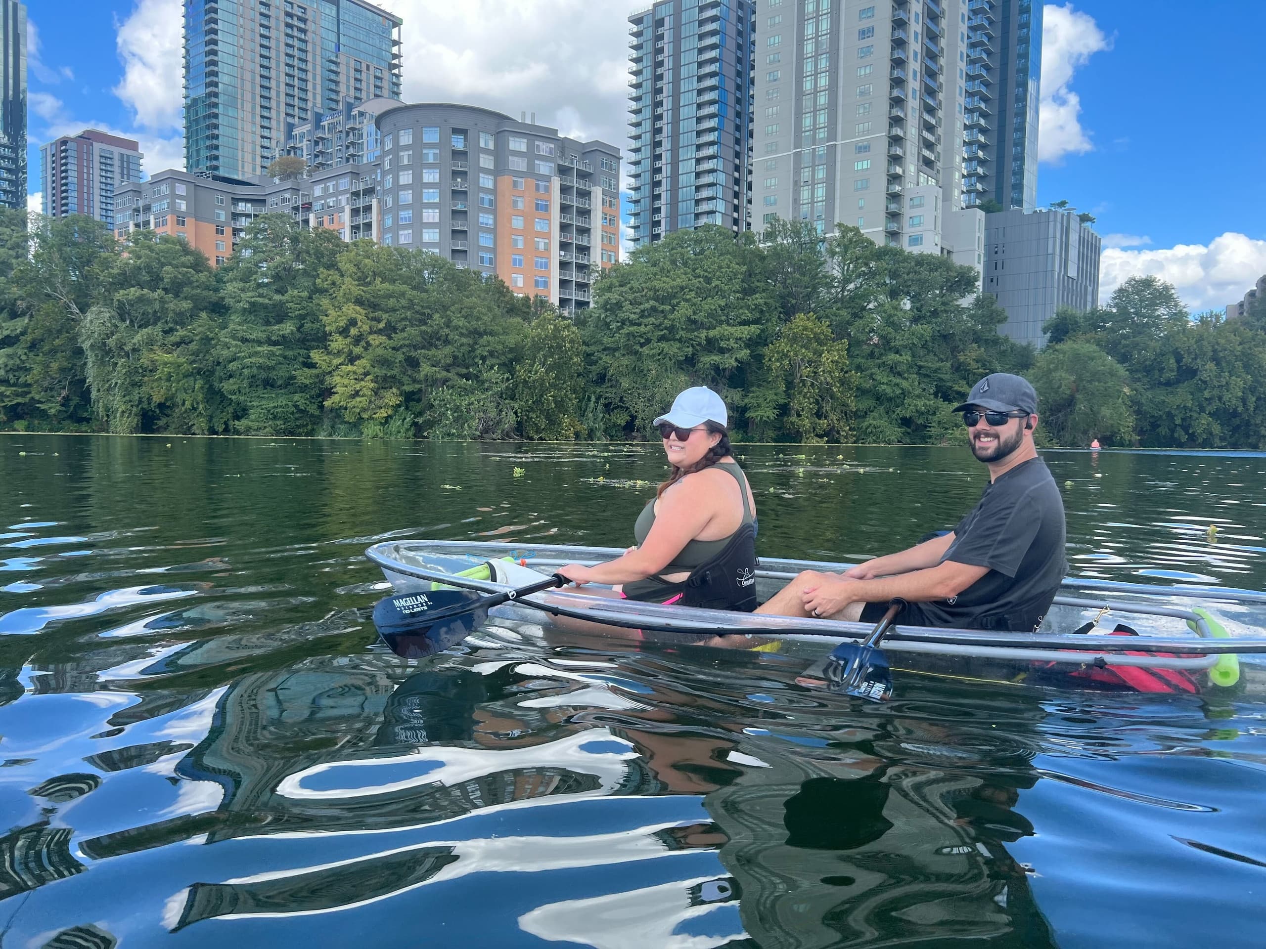 ATX Clear Kayak Tour on Lady Bird Lake, Austin TX