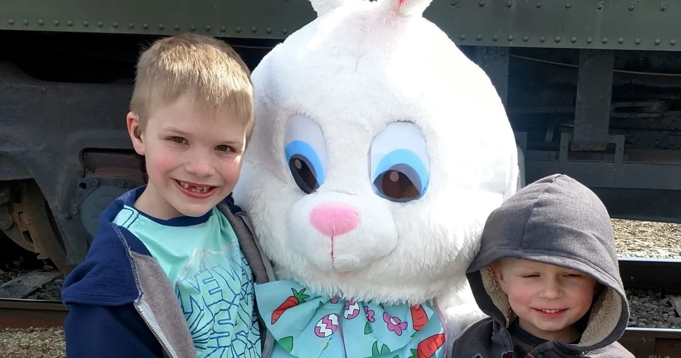 Easter Bunny Express Train Ride and Egg Hunt in Coldwater, Michigan