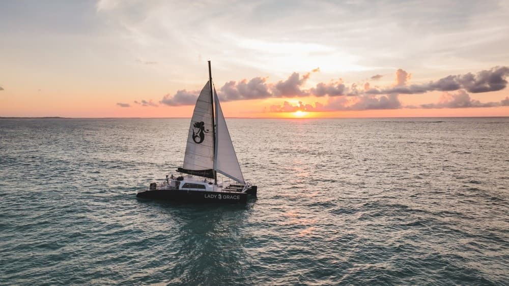 Signature Sunset Sail on Lady Grace — Grace Bay Catamaran Sunset Cruise, Turks and Caicos