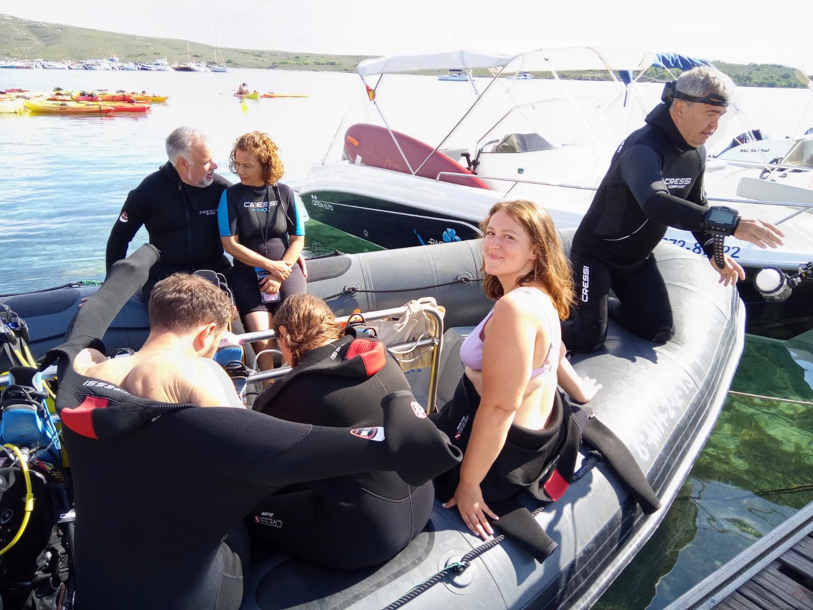 Underwater Diving at Diving Center Fornells in Marine Reserve