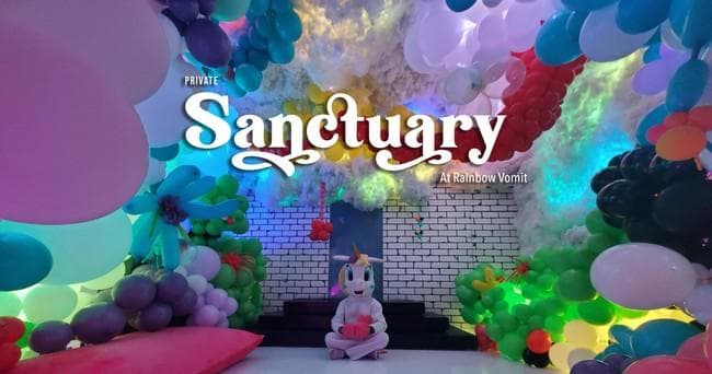Immersive Art Experience at Rainbow Vomit in Dallas