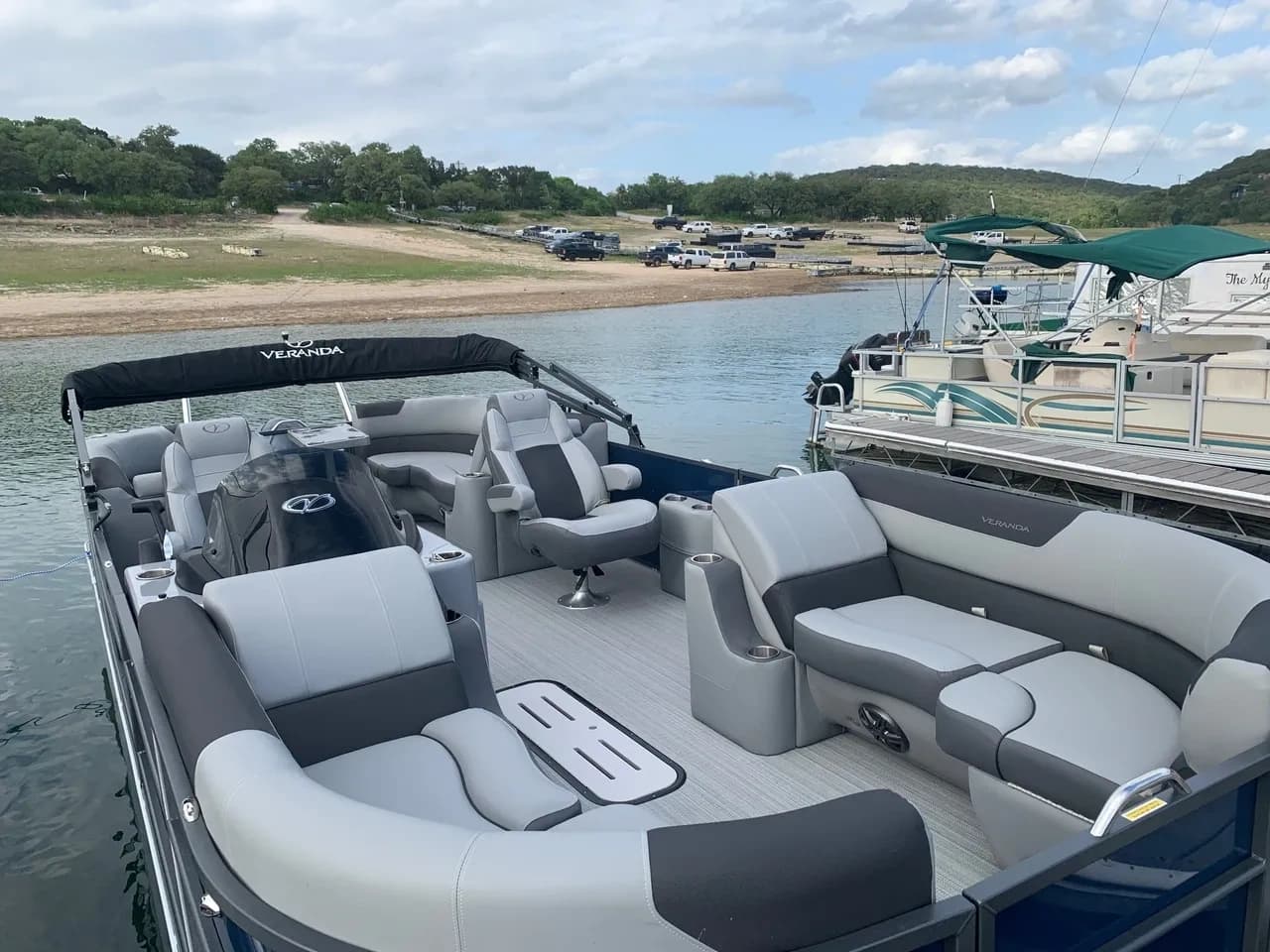 Explore Leander TX on a Private 24' Veranda Pontoon