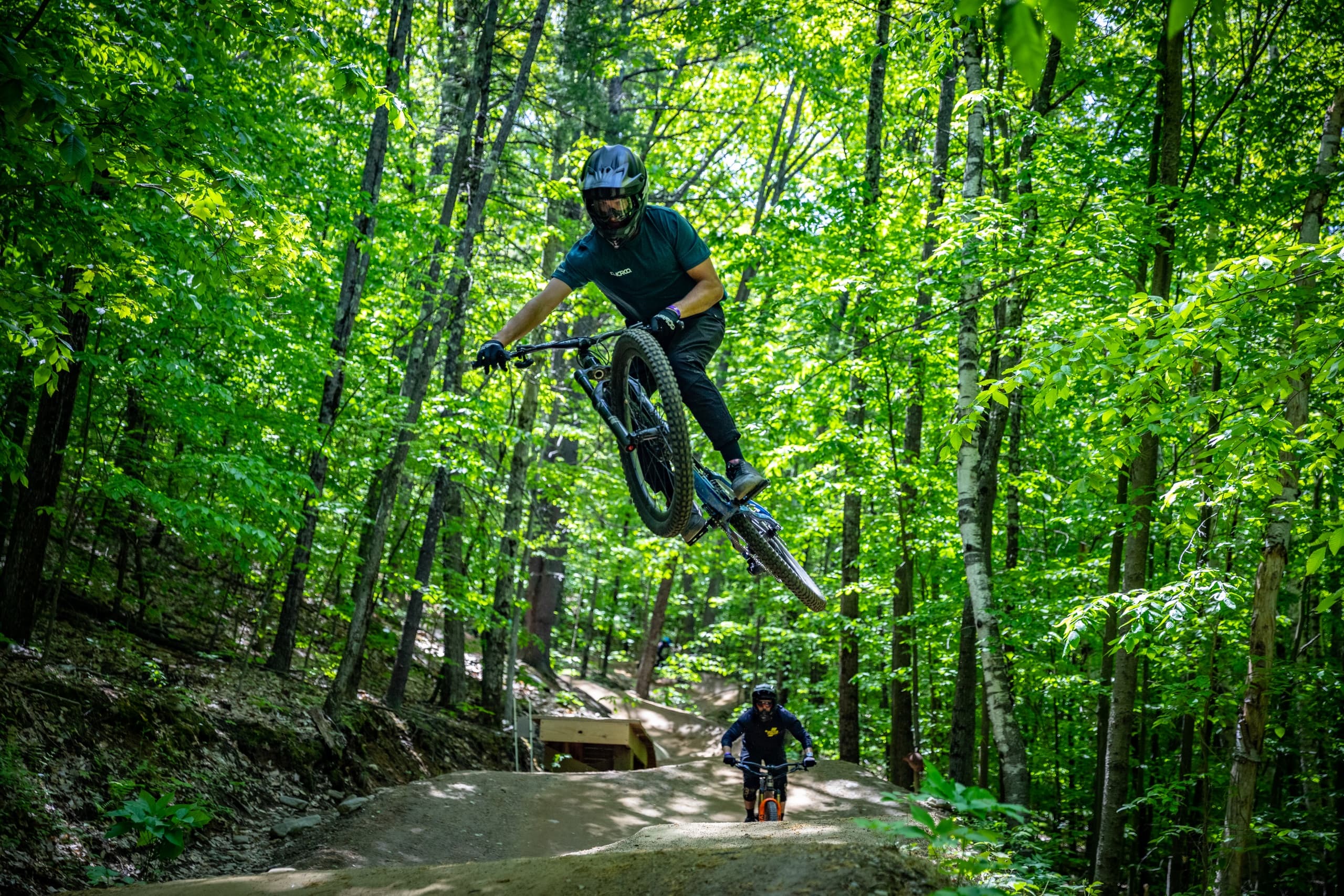 Mountain Biking Jump Clinic in Northfield, NH