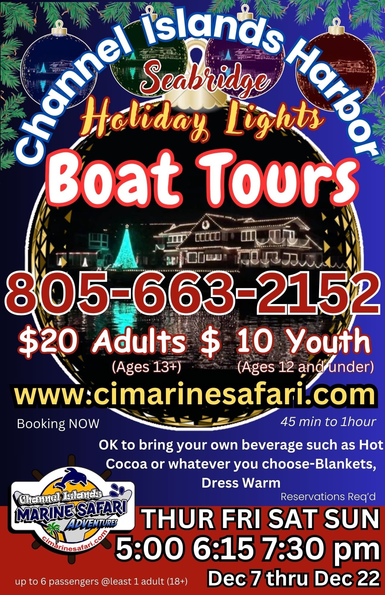 Channel Islands Marine Safari Adventures fleet