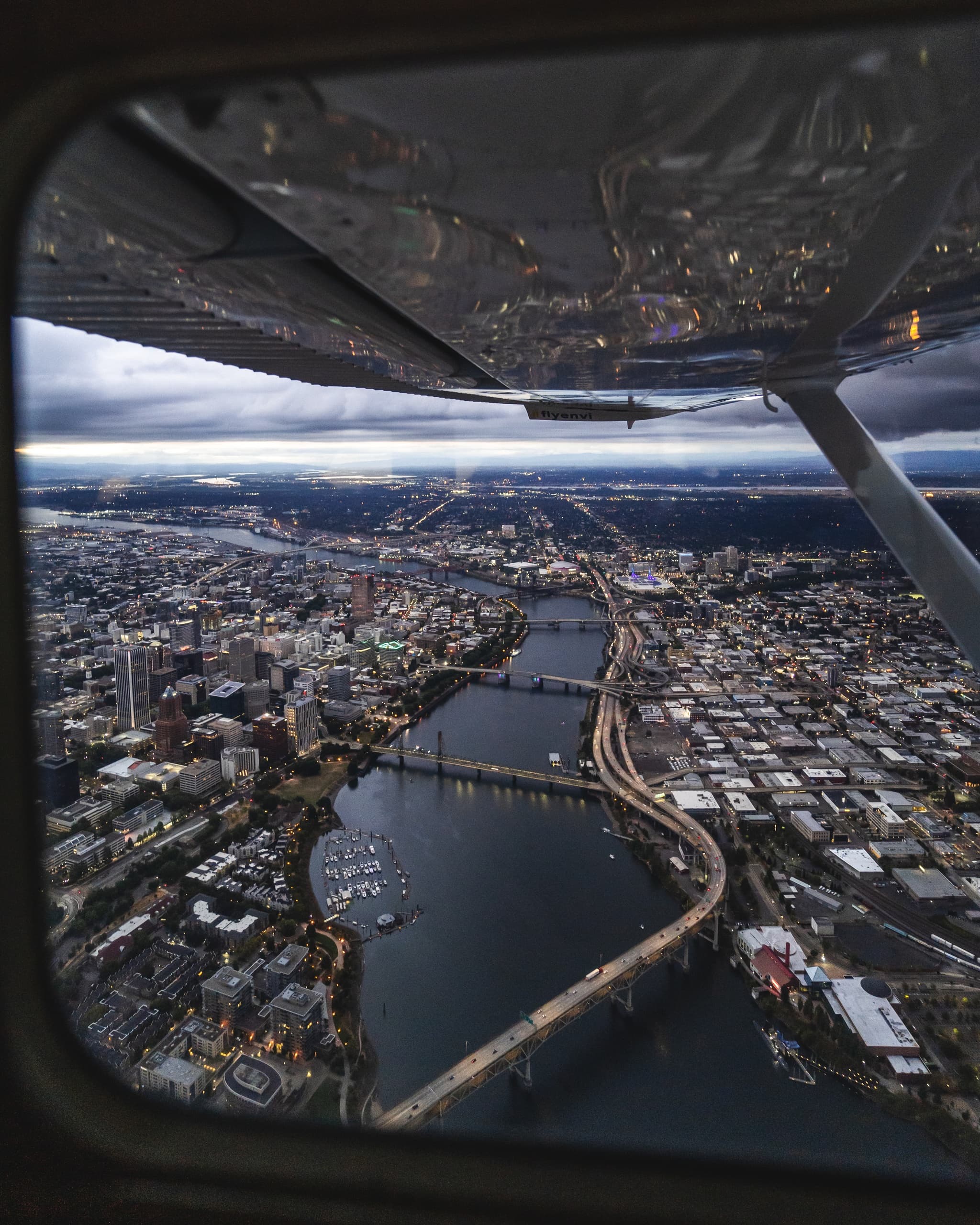 Stumptown Airplane Tours Over Troutdale, Oregon