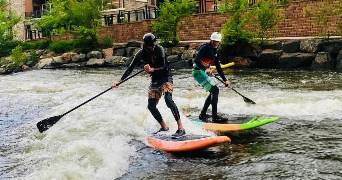 Whitewater Paddleboarding Adventure at River Run Park, Denver