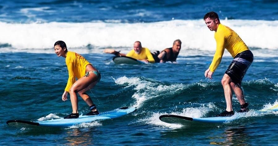 Semi-Private Surf Lessons in Kailua-Kona, Hawaii