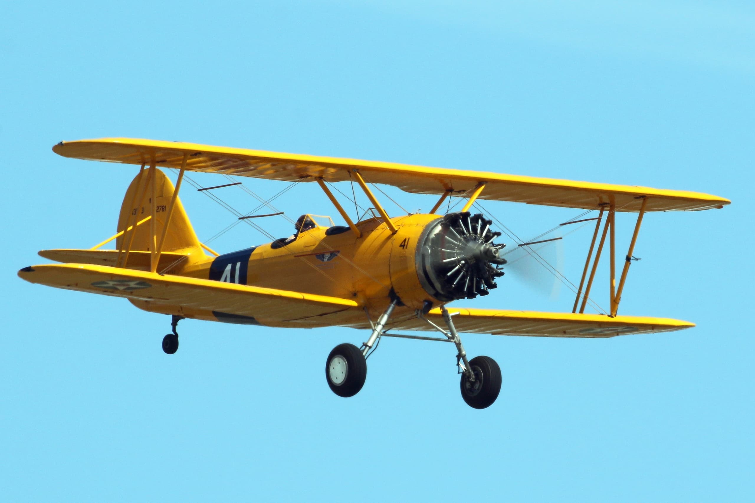 N3N Biplane Living History Flight at Sugarland Regional Airport — September 5 photo 1