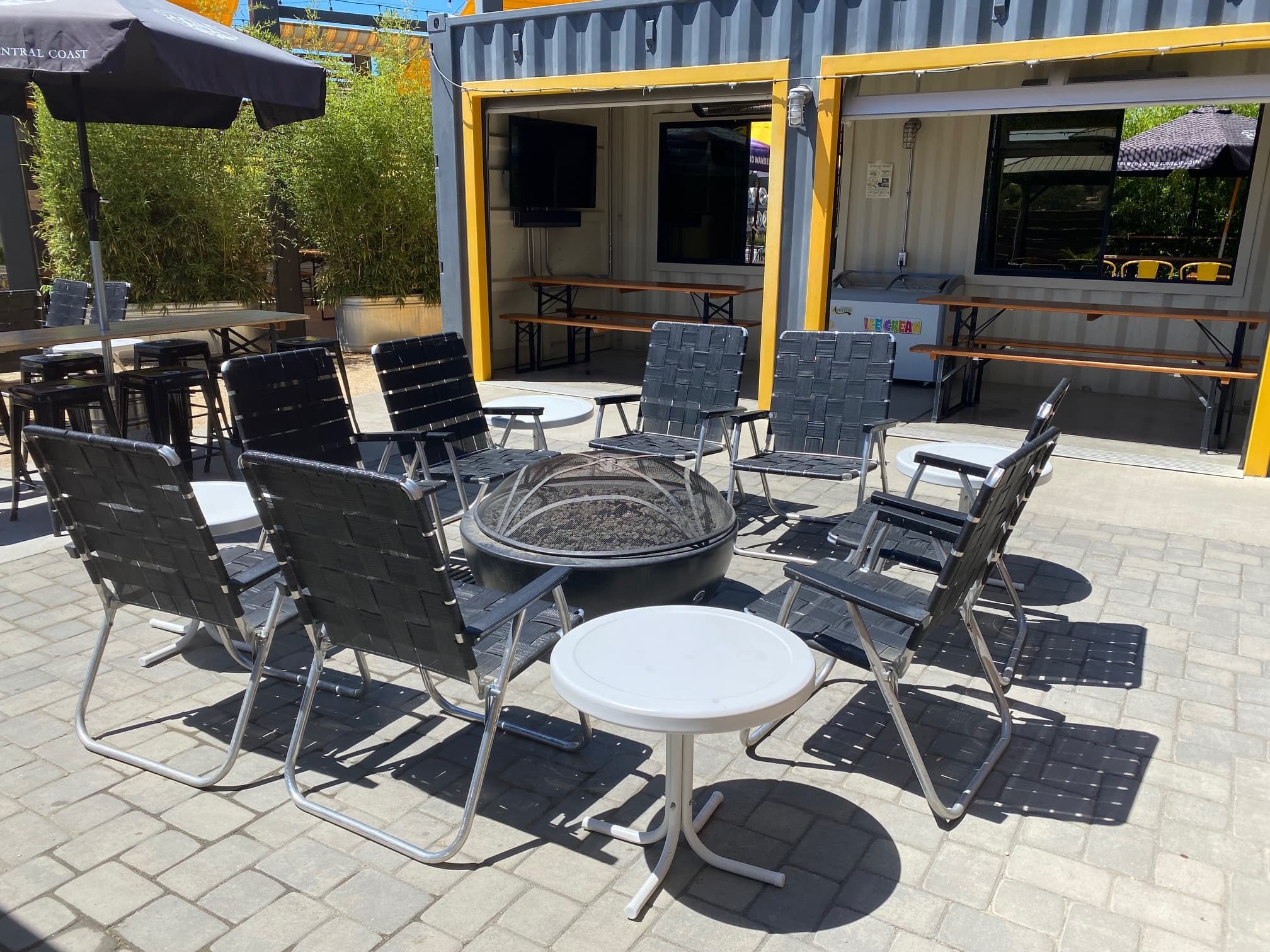 Relax at Garage + Fire Pits in Paso Robles, California