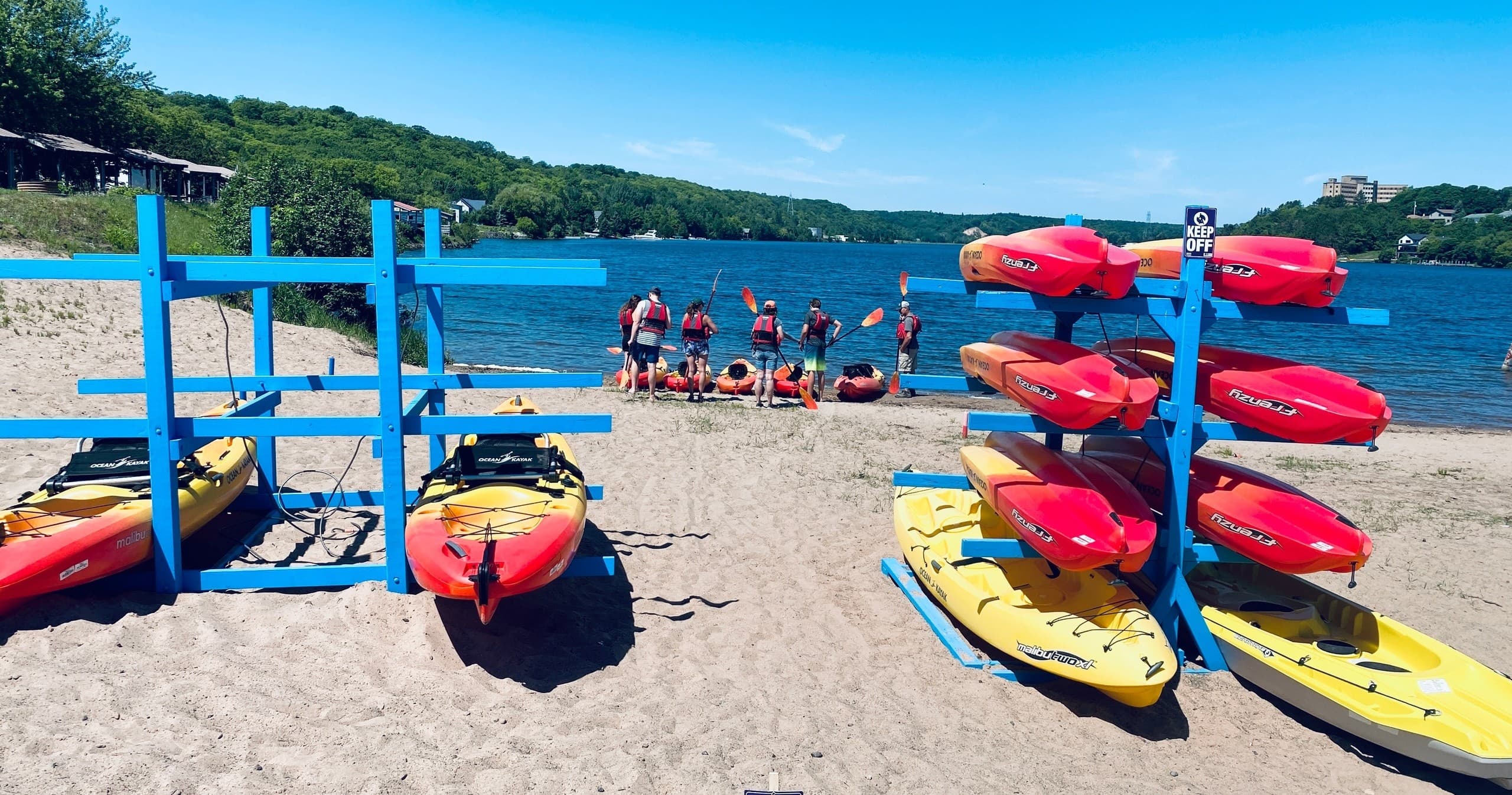 Kayaking & Paddleboarding on Michigan’s Portage Canal