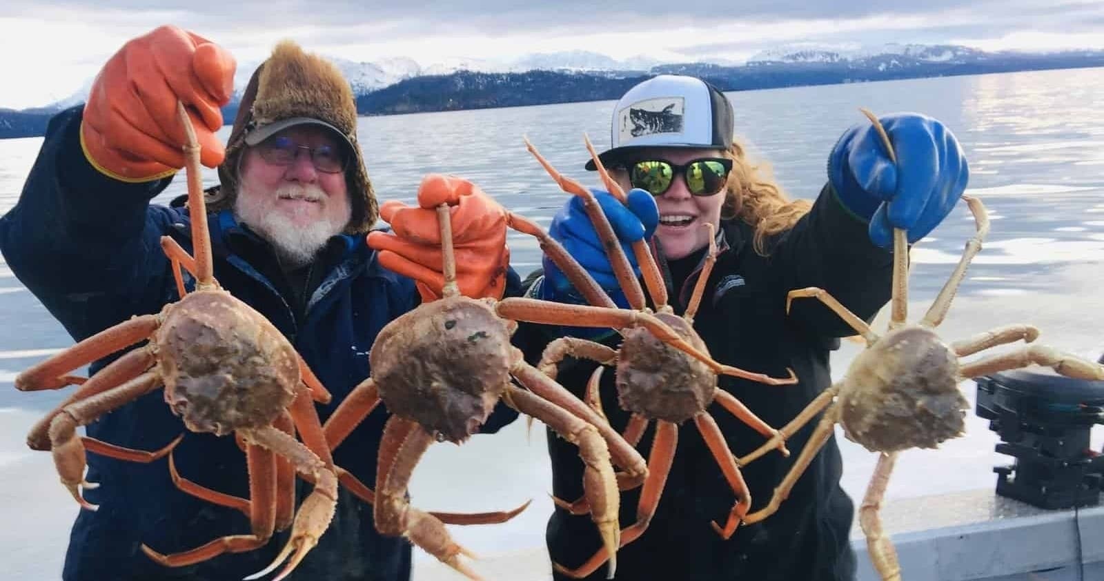 Winter King & Crab Fishing with Sirens Call Charters in Homer