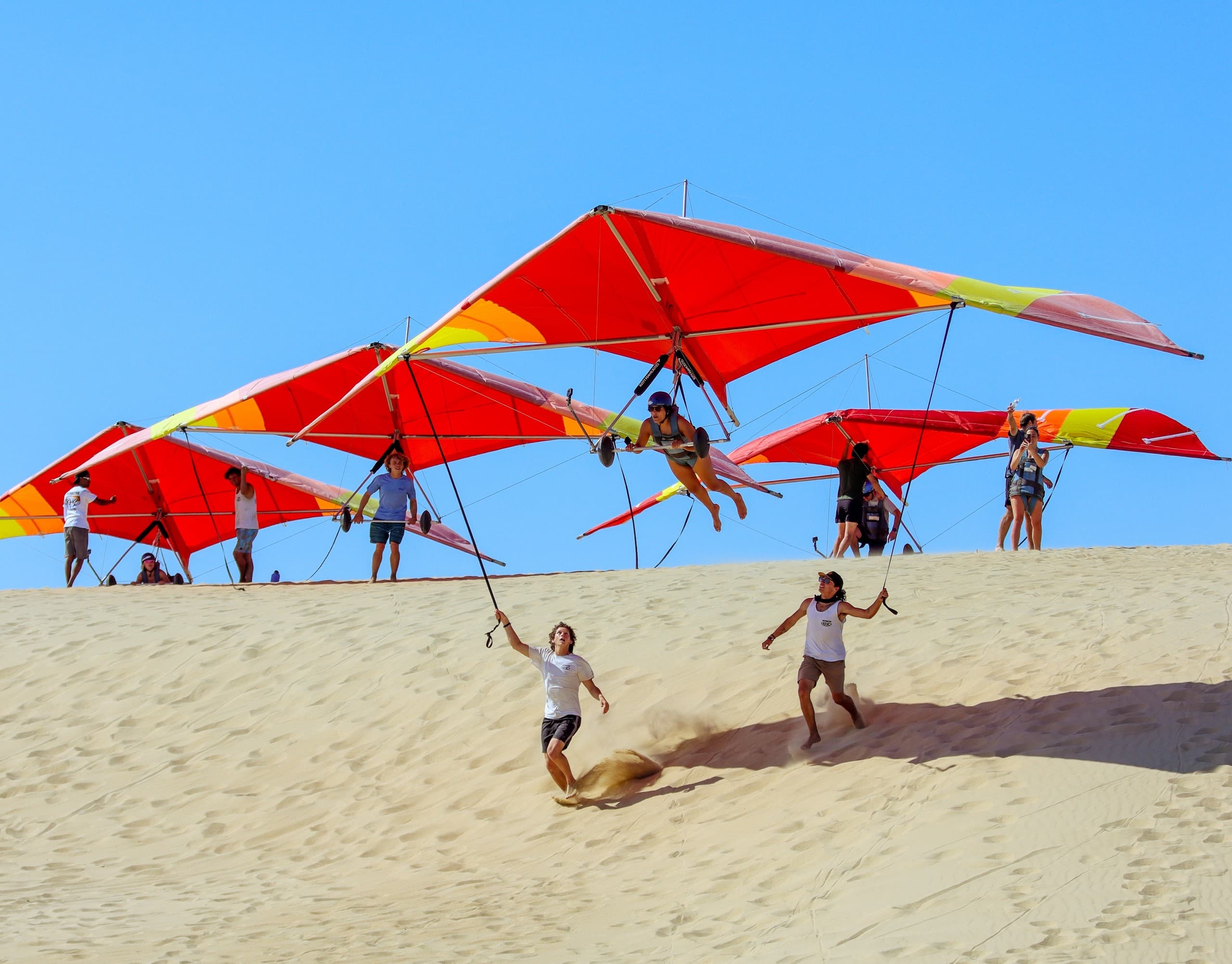 Fly the Dunes: Beginner Hang Gliding Lessons at Jockey’s Ridge, Nags Head