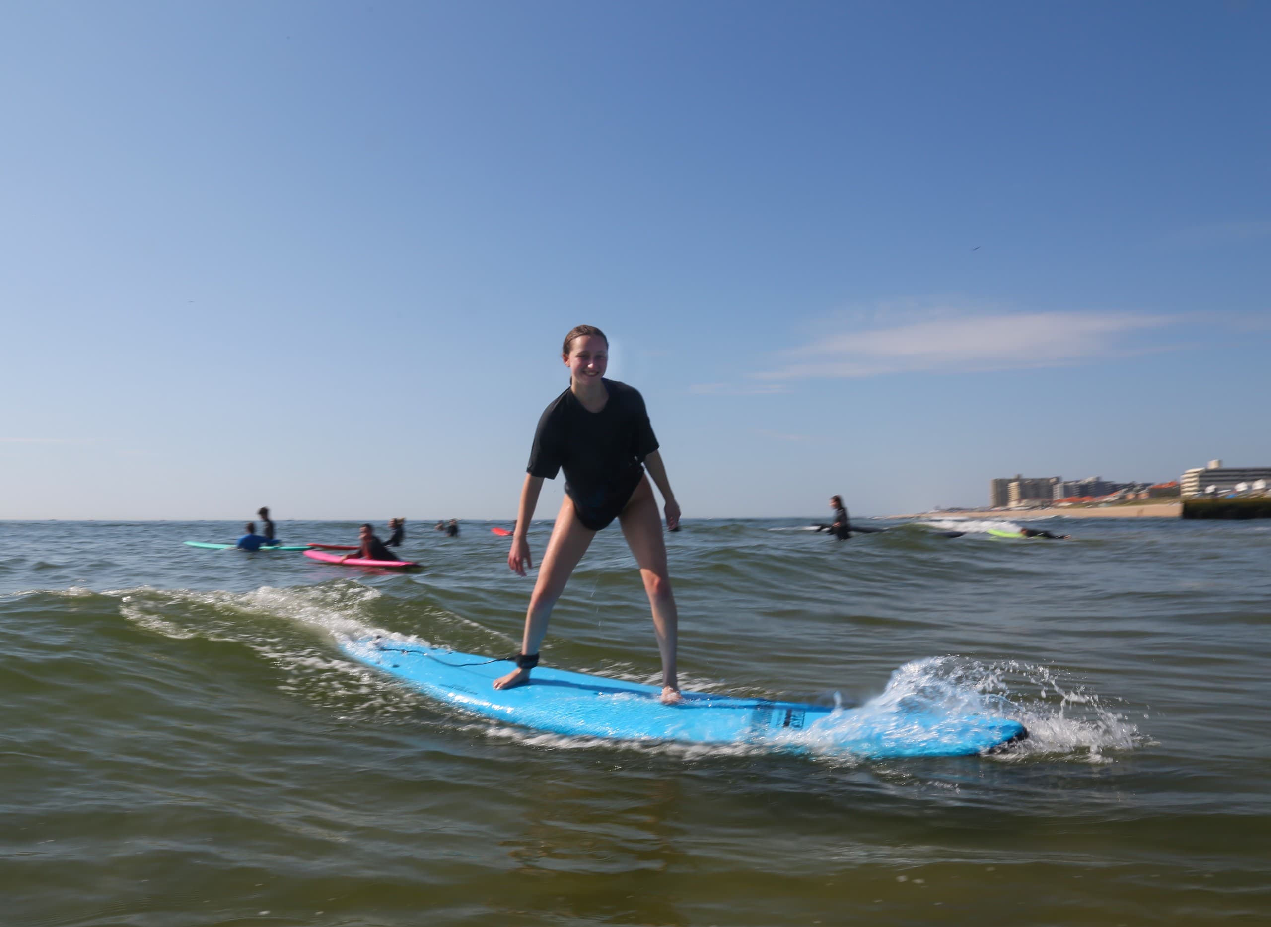 Women's Surfing & Yoga at Long Branch: Beginner Surf Class with Yoga and Organic Juice photo 4