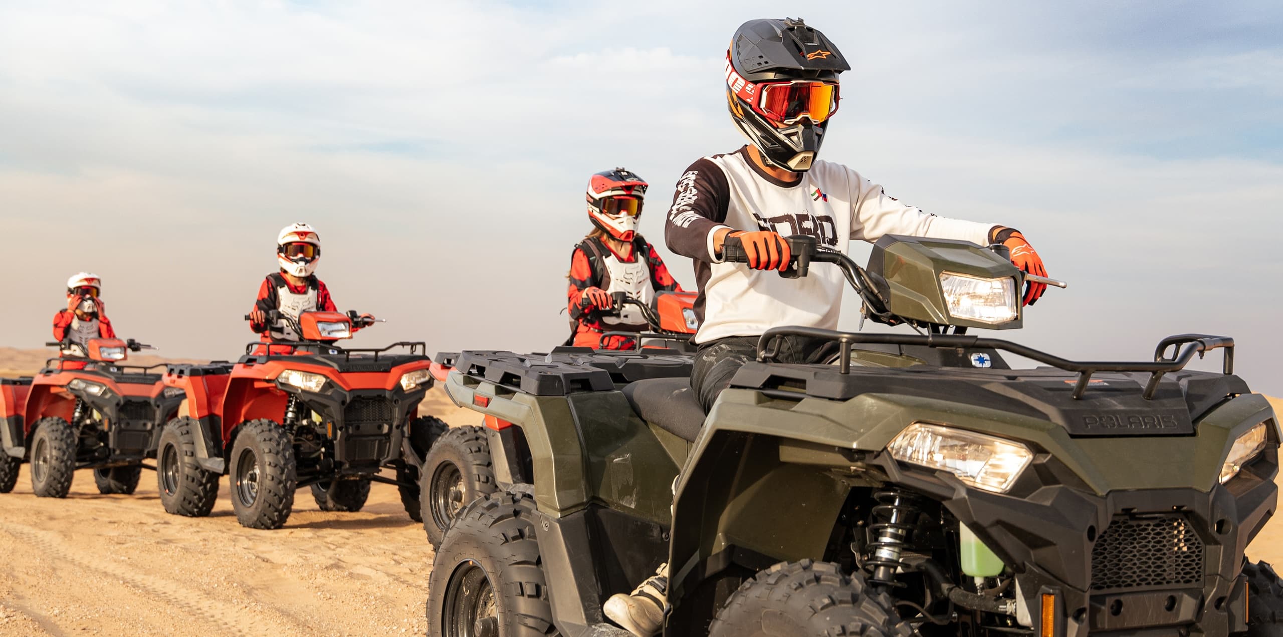 Half Day Quad Bike Adventure with SAZ in Dubai Desert
