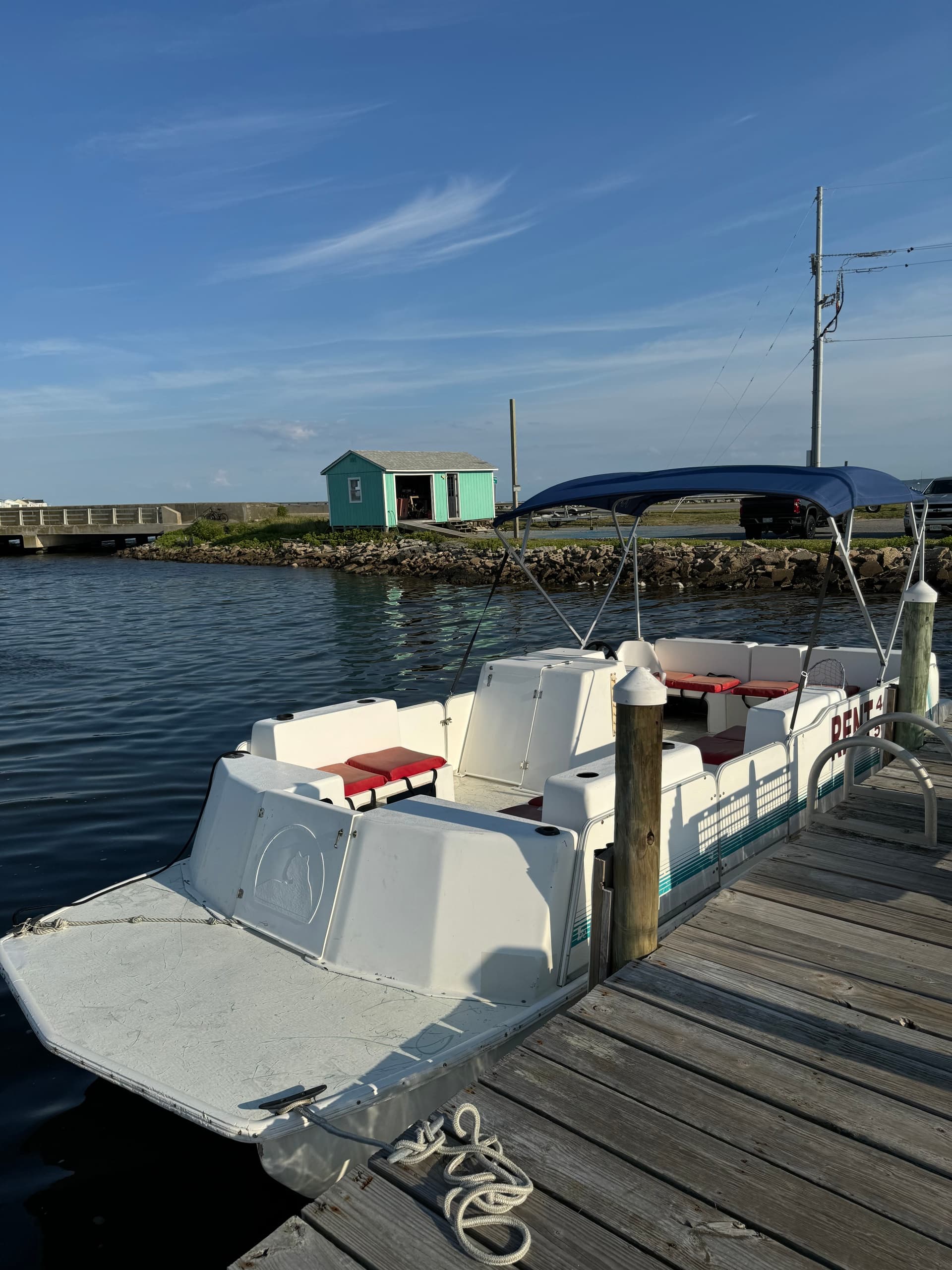 Pontoon Boat Rentals with Fishing Unlimited in Nags Head