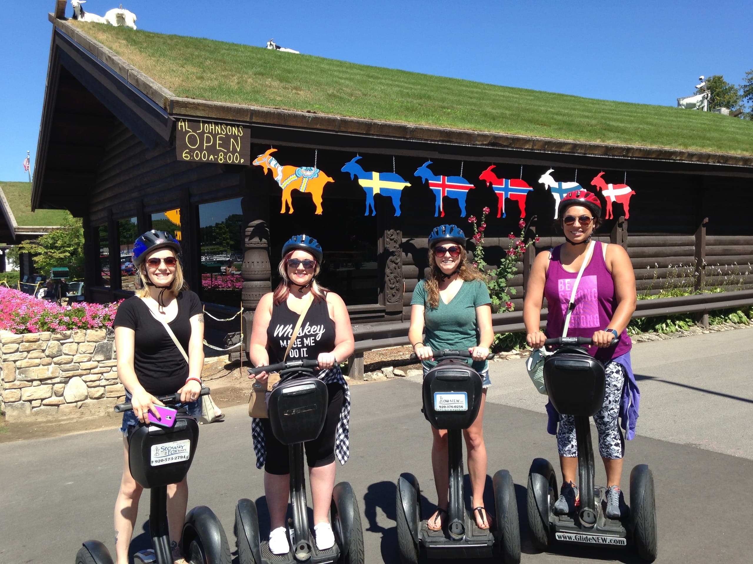 Segway Tours in Sister Bay with Waterfront Views