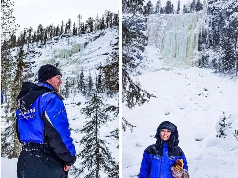 Korouoma Canyon Winter Walk: Frozen Waterfalls and Towering Ice Formations near Rovaniemi