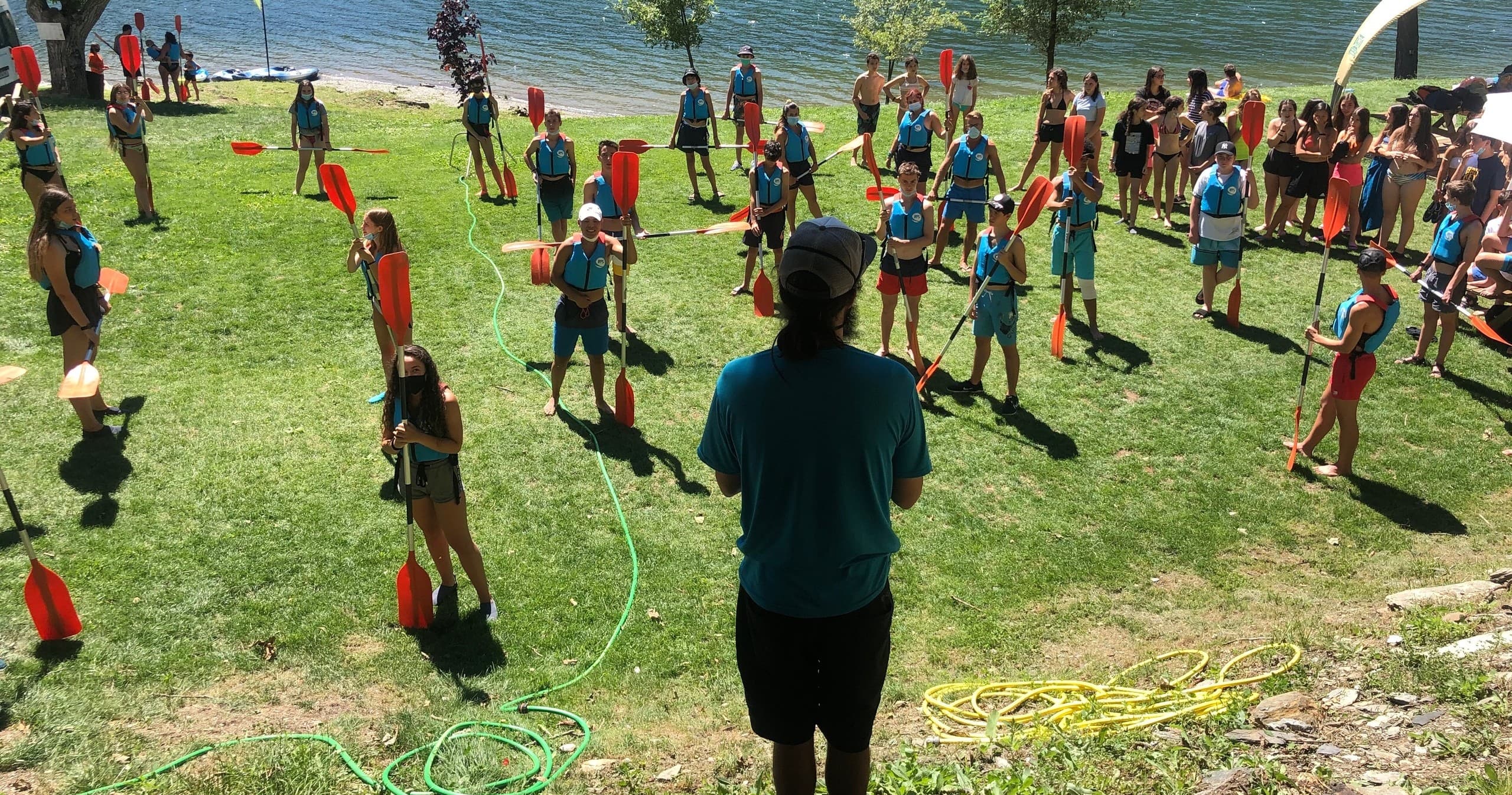 Group Kayak & SUP at Pirineus Parc Aventura