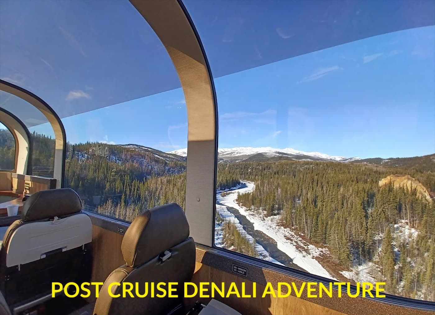 Denali 5-Day Luxury Trip Post Cruise: Dome Car Rails & Lodge Stays