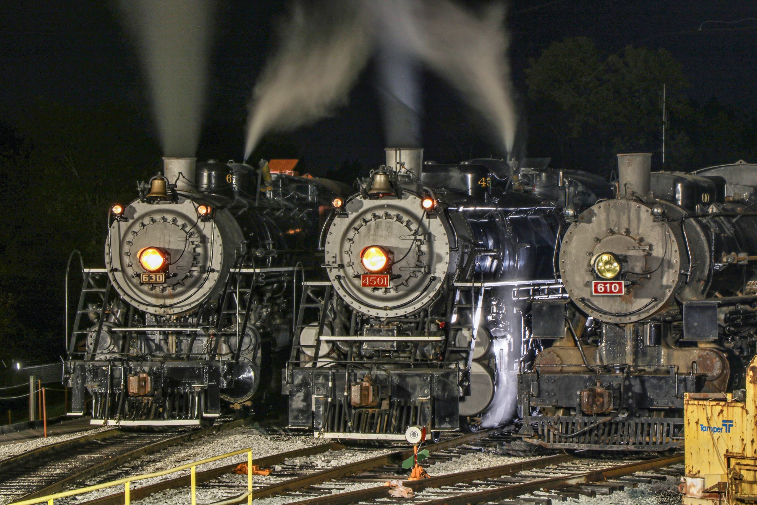 Night Photo Session at Tennessee Valley Railroad Museum in Chattanooga