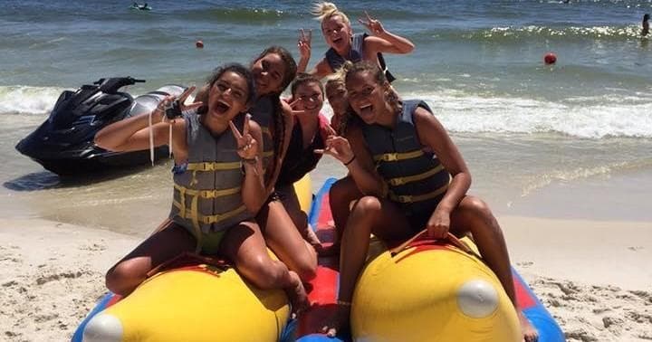 Banana Boat Rides - Blue Sky