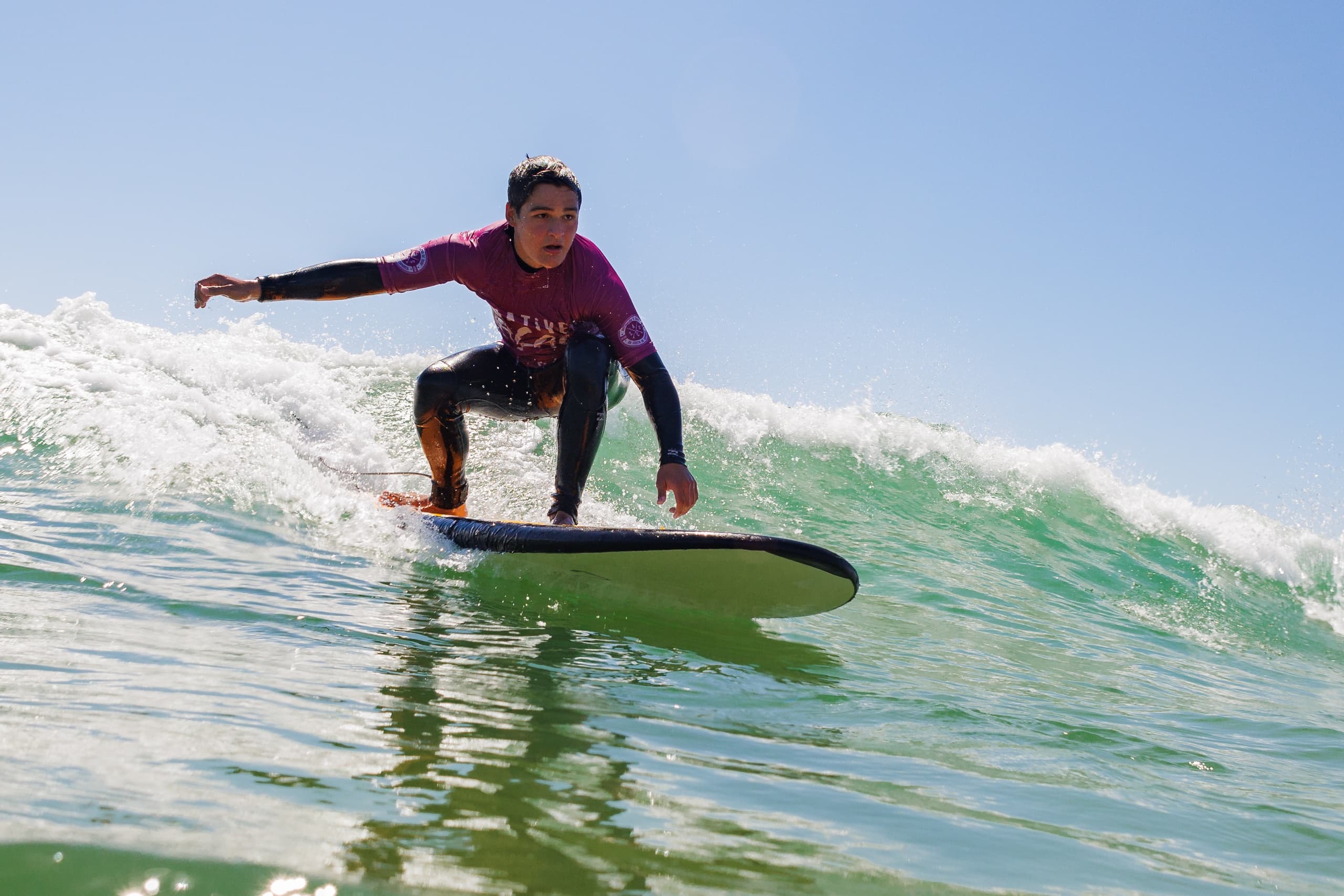 Group Surf Lessons with Associação de Surf Costa de Caparica in Portugal