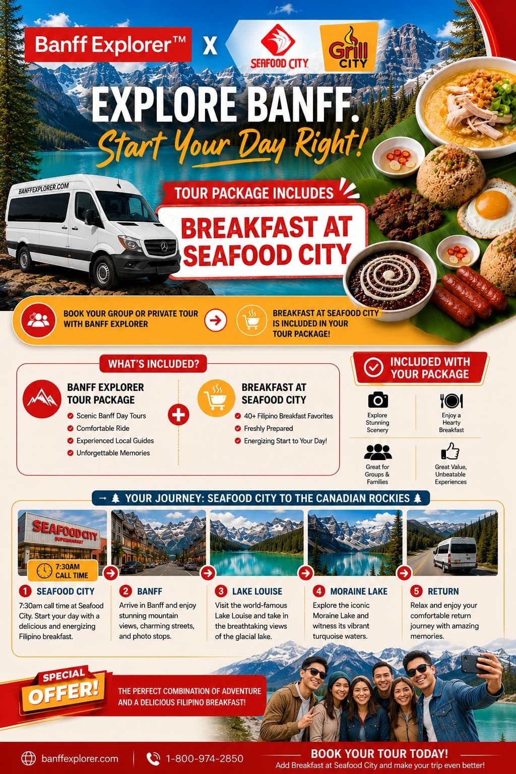 Skip the Parking: Banff Shuttle to Moraine Lake & Lake Louise