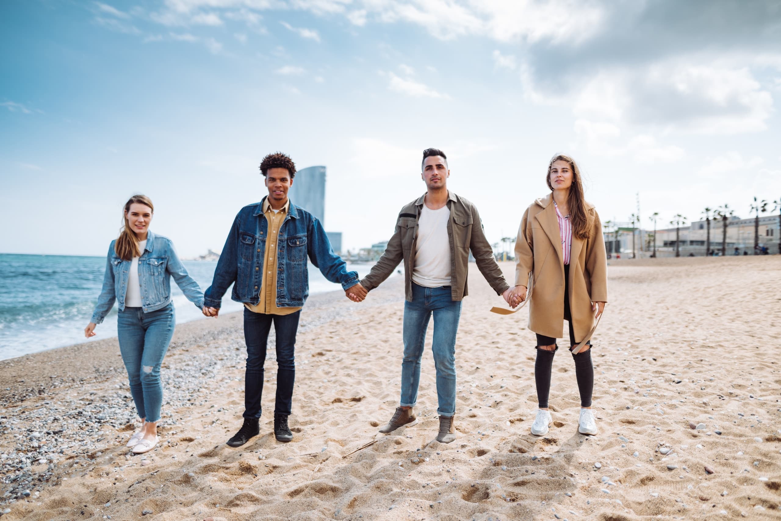 Seaside Editorial Photoshoot: Barcelona Beach Super Premium photo 2