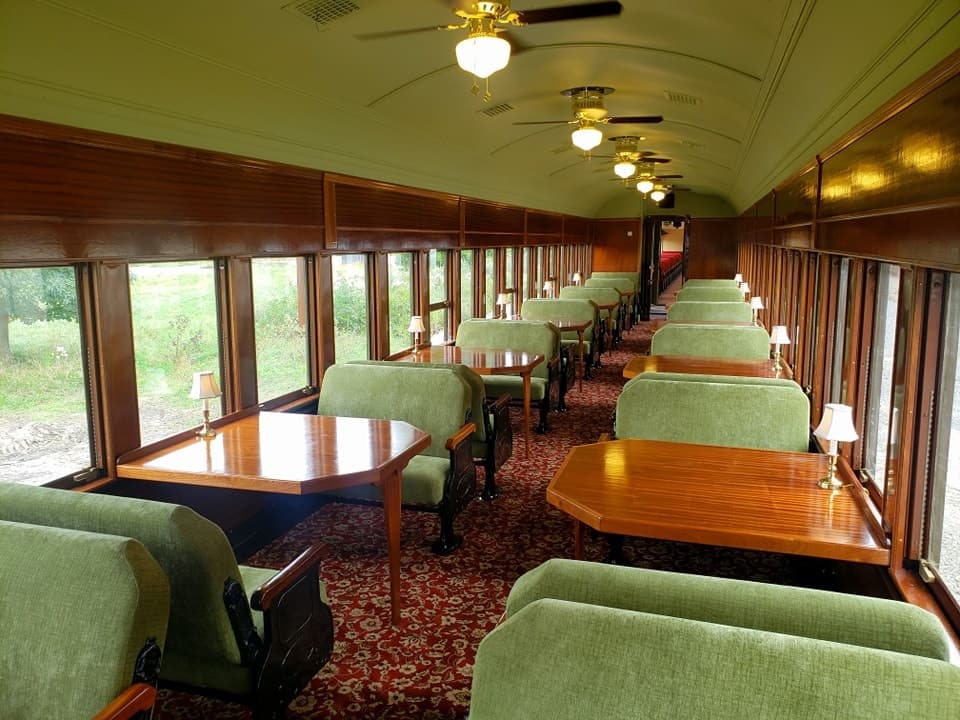 Winter Wizards Express: First-Class Table Car Ride on Woodstown Central Railroad