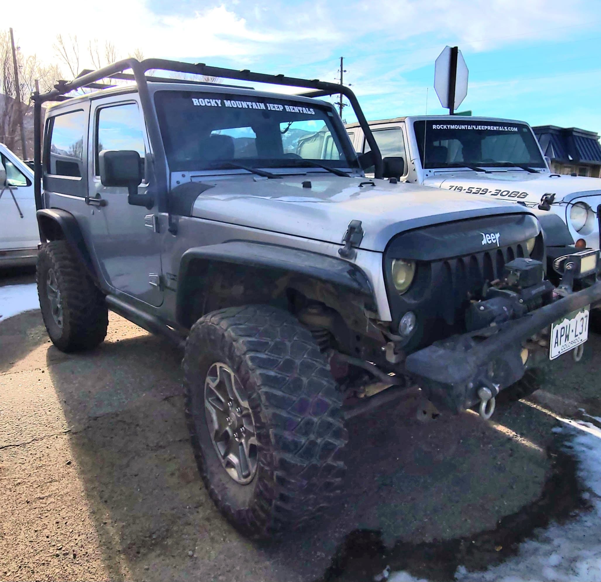Silver 2 Door Wrangler Sahara - Bam Bam