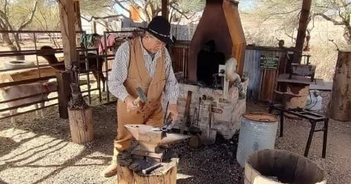 Blacksmith Workshop at Vulture City Ghost Tour, Arizona