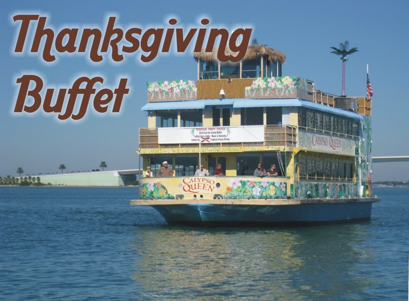Water-Activities: Calypso Queen Thanksgiving Cruise in Florida